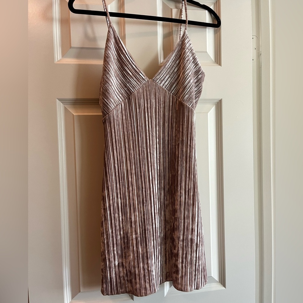 Velvet cocktail dress